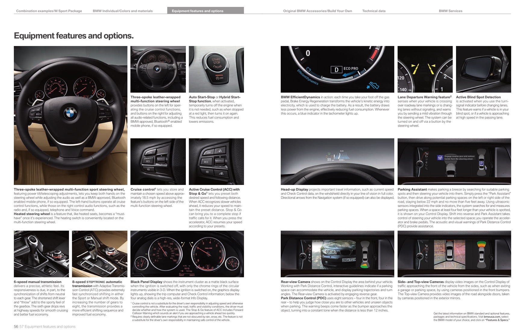 2013 BMW 5-Series Brochure Page 9